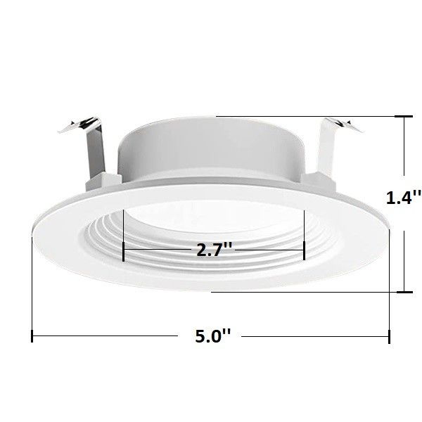 Flicker Free LED Ceiling Flush Recessed Ceiling Lights 3000k 650lm For Bedroom