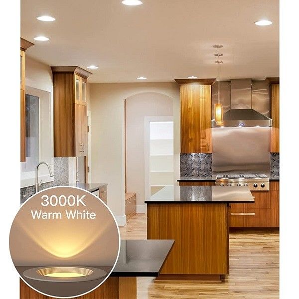Flicker Free LED Ceiling Flush Recessed Ceiling Lights 3000k 650lm For Bedroom