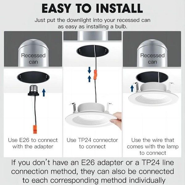 Flicker Free LED Ceiling Flush Recessed Ceiling Lights 3000k 650lm For Bedroom