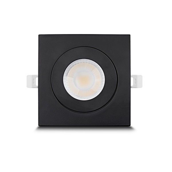 UL Certified Trimless Square Downlight , 4inch 9w Eyeball Recessed Light