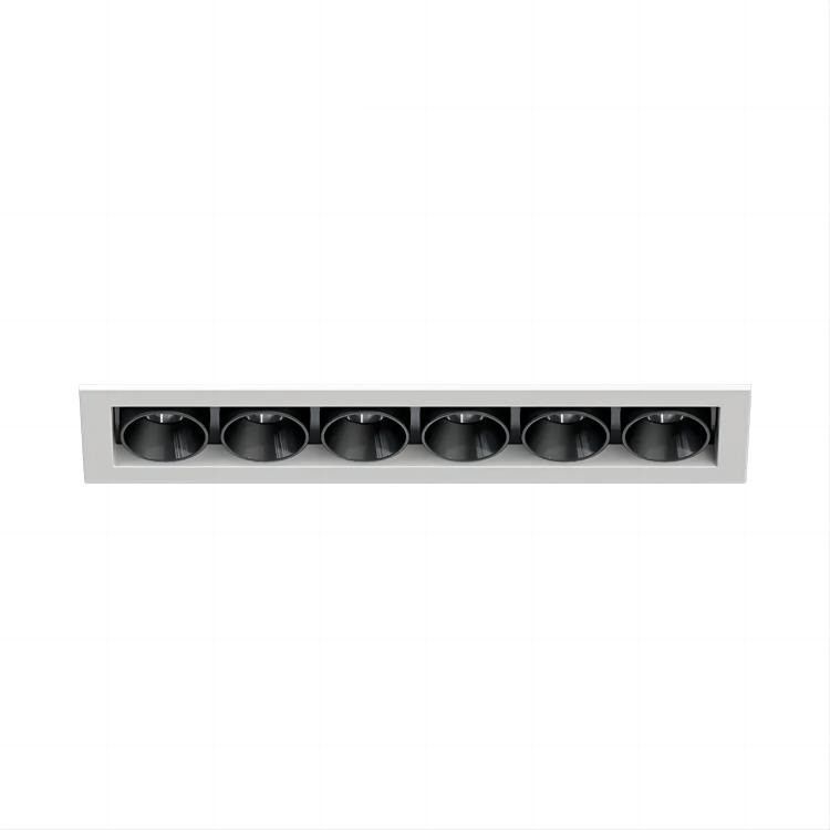 Linear Aluminum Multi Mini Led Recessed Spot Lights 12w 4000K  COB Type