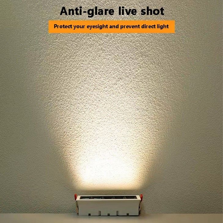 10w Indoor Linear Cob Light  , AC12V 3000K Recessed Double Spotlight